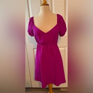 Rolla Coster Hot Pink Barbiecore Short Sleeve‎ Dress Medium